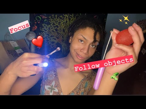 ASMR - Follow My Objects ( Haley B )