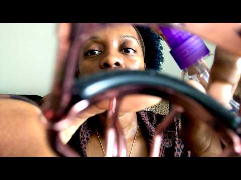 ASMR ❤️ Bestie Cleans Your Eyes Roleplay (up close personal attention)