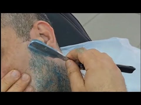 HAIR AND BEARD TRIMMING AND MASSAGE WITH MUNUR ONKAN