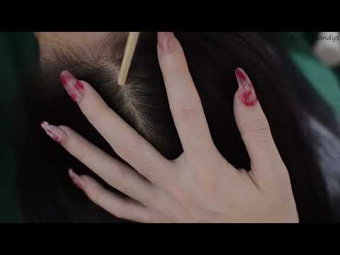 ASMR Scalp Scratching Massage, Head Tingles For Relieve Stress, Headache ( No Talking )