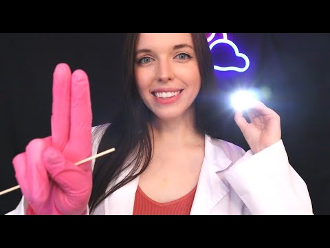 ASMR Cranial Nerve Exam / Roleplay (Eyes Closed!) Follow My Instructions 💉