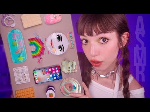 ASMR FIDGET BOARD | Montando e mostrando meu Fidget Board