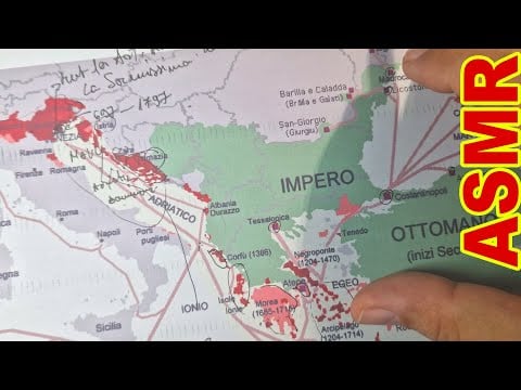 ASMR History: Republic of VENICE and its Maritime Empire | ASMR map tracing with facts