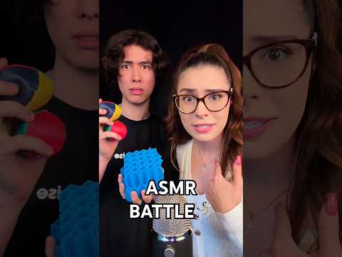 ASMR BATTLE VS JOJO ASMR 🤺  @JojosASMR #shorts #asmr #competition