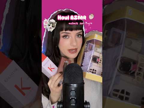 HAUL de mes achats sur Paris ✨💸 #asmr #asmrhaul #asmrfrançais