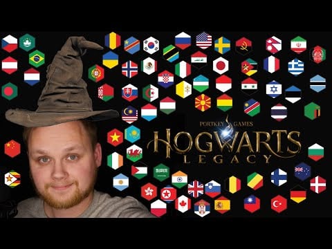 Whispering 🧙 Hogwarts legacy 🪄 in your language ASMR