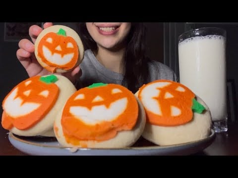 ASMR HALLOWEEN PUMPKIN FROSTED SUGAR COOKIES