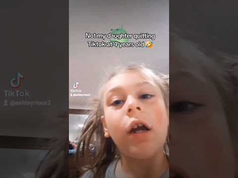 Why would she quit!?!? 🤣🤣 #toddlers #tiktok #lol #fyp