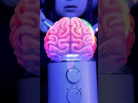 ASMR mic brushing #short