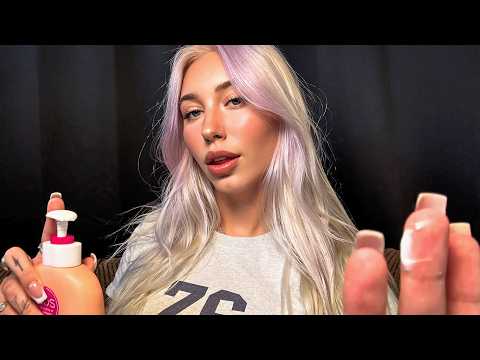 Moisturizing your crusty face... (Face Cleaning ASMR)