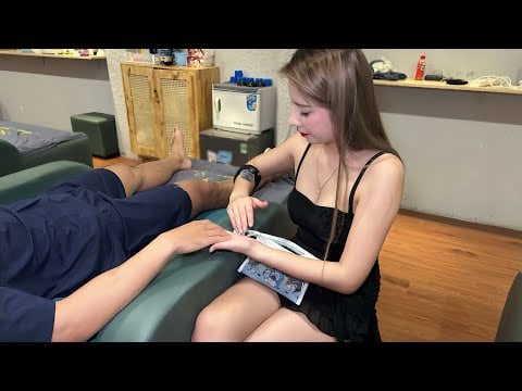From her warm hands on my shoulder to the soothing comfort of therapy, I feel relaxed.