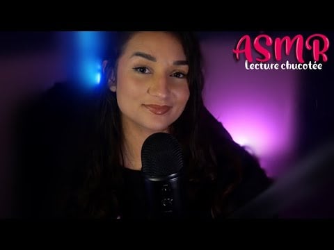 ASMR FRANÇAIS : MA VOIX VA T’ENDORMIR 😍 (lecture chuchotée)