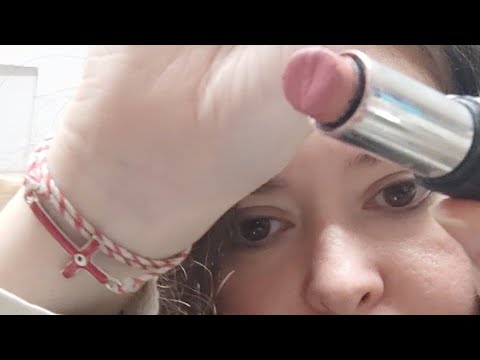 Lofi Asmr lipstick collection and shorting!!! (whispering, tapping)