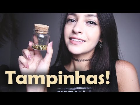 [ASMR] Barulhinhos Relaxantes: Sons de Tampinhas, Scratching & Tapping