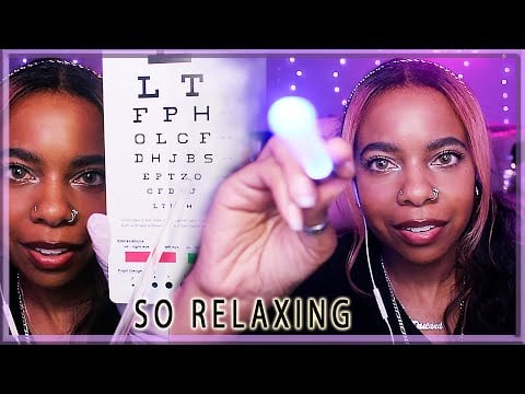 ASMR ✨ EYE EXAM 👁️ Calming Light Triggers for RELAXATION 😴 (Personal Attention)