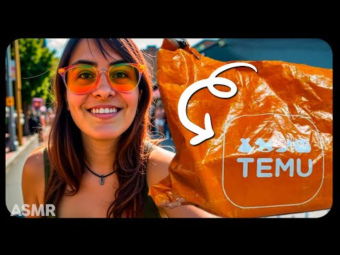 ASMR abriendo EL PAQUETE de TEMU (o no...) Susurros y soniditos