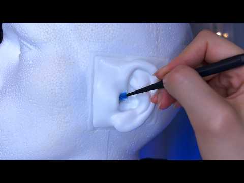 [SR3D ASMR] Brain Melting Deep Ear Cleaning & Scratching (No Talking) / 貫通耳かき / 귀파기