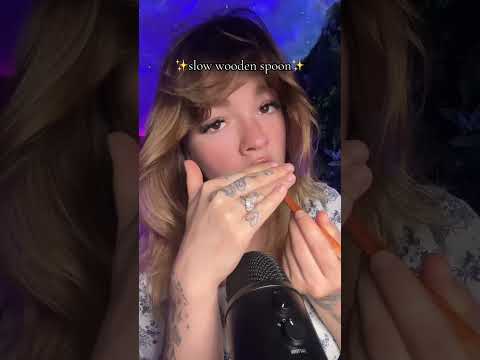 slow wooden spoon ASMR ✨
