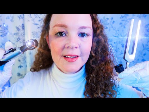 ASMR - Ear Cleaning, Ear Exam, Hearing Test Role Play, Soft Spoken