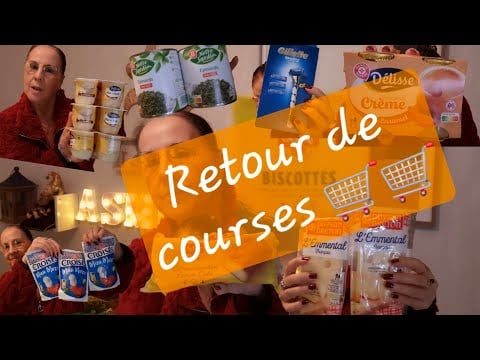 Asmr français, " Retour de courses " 🛒🛒🛒