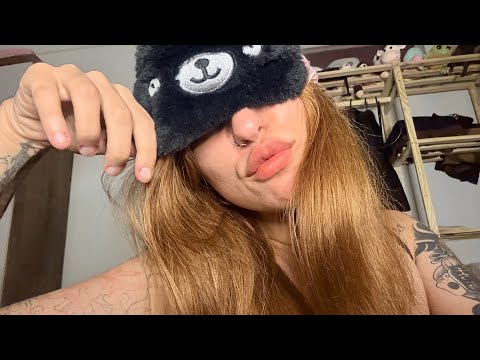TE ARRUMAR PRA DORMIR SKINCARE #asmr #asmrsounds 
