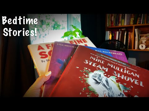 Bedtime Stories (Soft Spoken) New books to read you to sleep~Dust Jacket crinkles~Page turning~ASMR