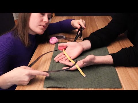 Detailed Measuring of the Hand - Real Person ASMR