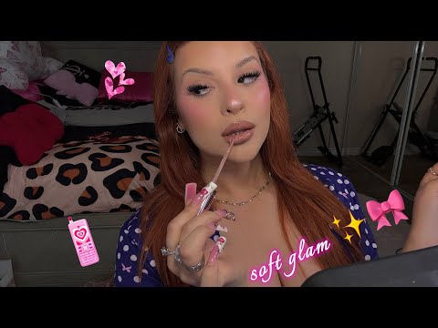 ASMR: Doing My Makeup 🫧🎀 (Rummaging through my Vanity) 🪞 