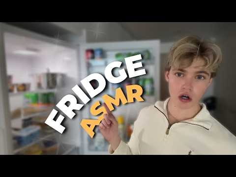 ASMR │ What's In My FRIDGE👨‍🍳🧊 (Tascam Microphone)