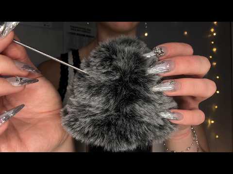 ASMR Dull & Sharp Fluffy Mic Triggers for Relaxation, Focus, Study, Sleep (No Talking)