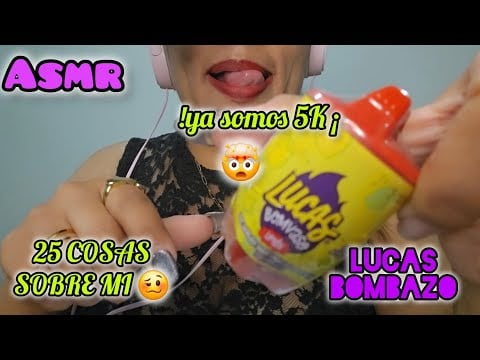 ASMR | *25 cosas sobre mi* PT.1(al final fueron 18) 5K! LUCAS BOMBAZO #asmr #whispering #relajante