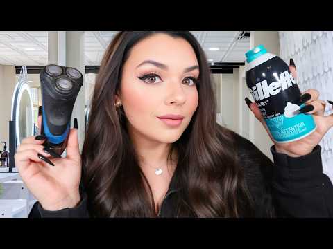 ASMR Barber Shop Roleplay 💈✂️ First Day on the Job Haircut