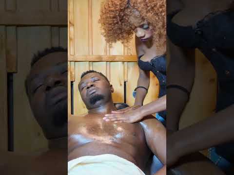Her Chest Massage Technique is Insane #massage #asmr #satisfying