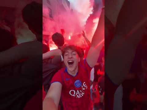 Américains fêtes la victoire du PSG À PARIS 🇫🇷🤣🇺🇸