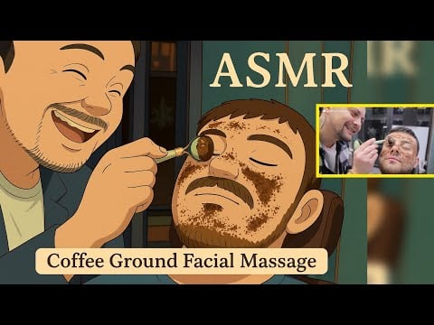 ASMR Turkish Barber Coffee Face Massage | 40 Min Scalp, Neck & Ear Relaxation for Deep Sleep