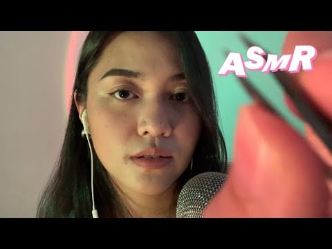 ASMR ⟡ Plucking and trimming your eyebrow | whispering & soft spoken in Bahasa Malaysia