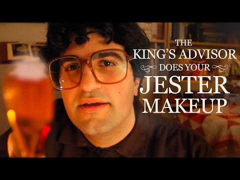 [ASMR] Medieval Advisor Does Your Jester Makeup (You're the King's Prisoner) (British accent)