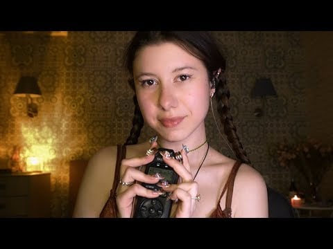 ASMR repeating my name (ZHUNYA) + mic scratching 🤠