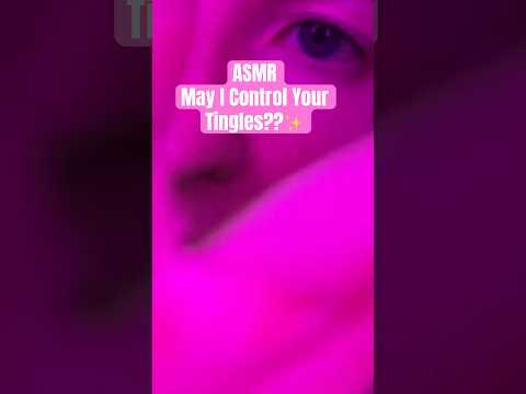 Anticipatory ASMR Controlling Your Tingles #asmr #asmrshorts #tingles