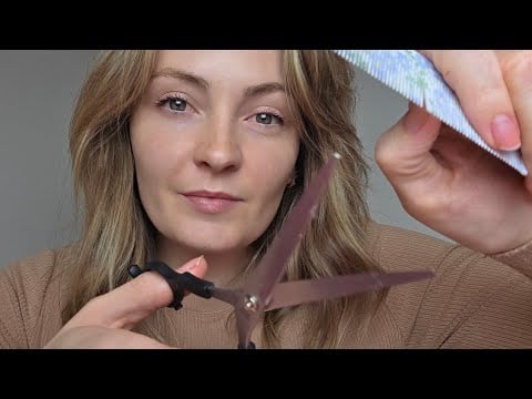 ASMR Fast & Aggressive Haircut & Style