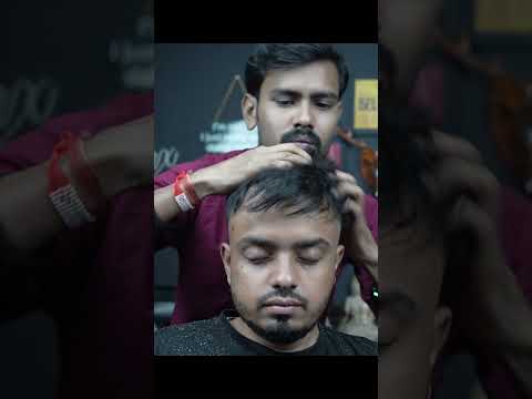 ASMR Dandruff Scratching And Dandruff Treatment #shorts