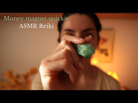 ASMR Reiki | money magnet quickie  | open for receiving | abundance mindset | identity shift