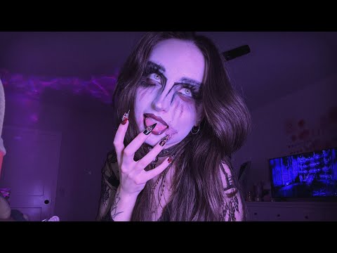 ASMR | Fast & Intense Unpredictable Triggers ( Vampire Roleplay-ish )