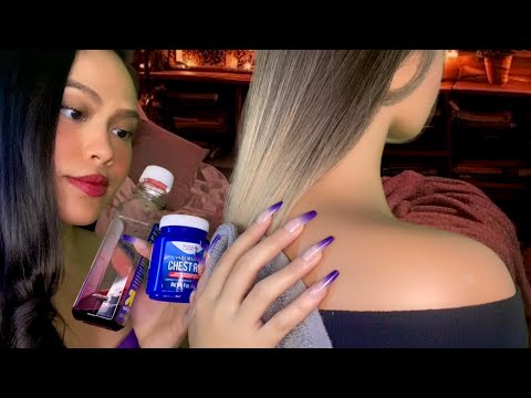 ASMR Let Me Take Care Of U (You’re Sick 🤒) Playing With Your Hair + Back Scratch & More | Roleplay 