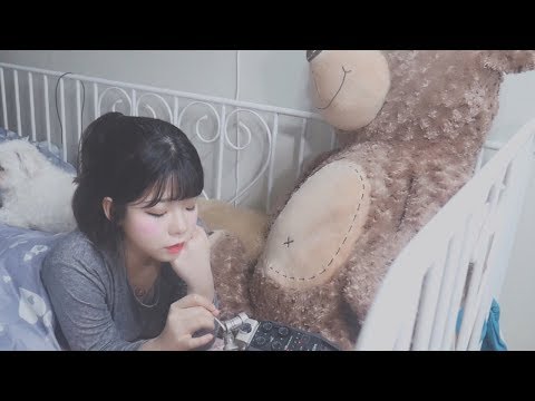 한국어ASMR│귀파주면서 동화책 읽어주기 & 양 세주기│Cotton swab Ear cleaning & Book reading(The Little Mermaid) 재워줄게용 ♡