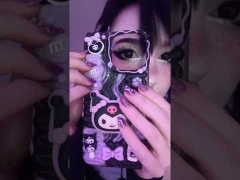 and? does it sound good? 👀 #asmr #asmrtapping #asmrshorts