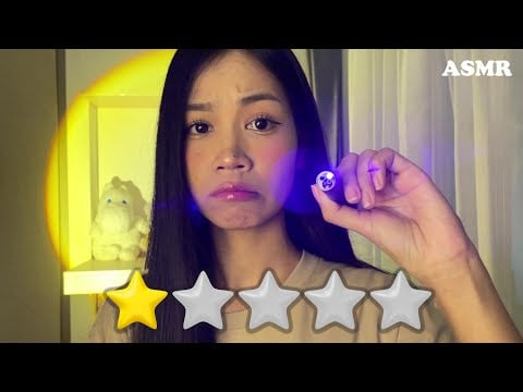 ASMR(Eng Sub✅) Worst Reviewed Eye Exam 🧐🔦 RP