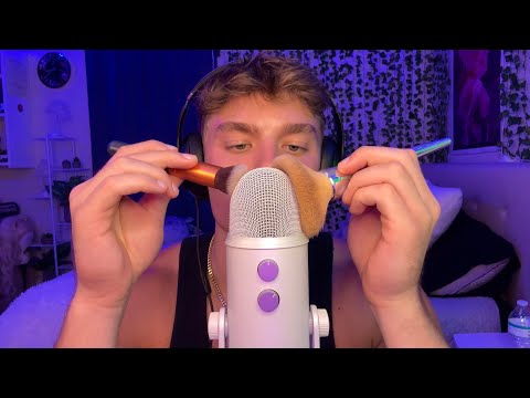 ASMR mic brushing your worries away 🫶