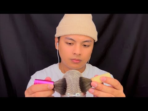 ASMR 10 Minutes of Bare Mic Brushing 💆‍♀️ (NO TALKING)