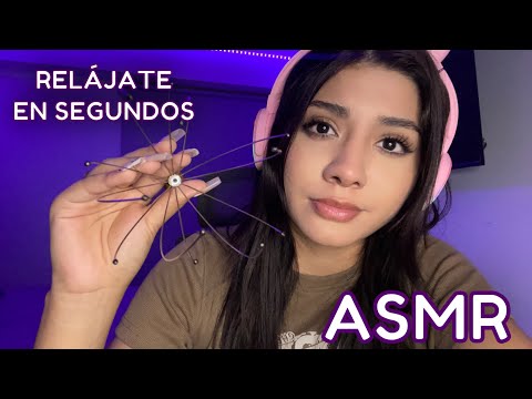 ASMR ESPAÑOL /RELAJACIÓN GUIADA + IMITANDO ACENTOS + VOZ NORMAL+ COSQUILLAS INTENSAS